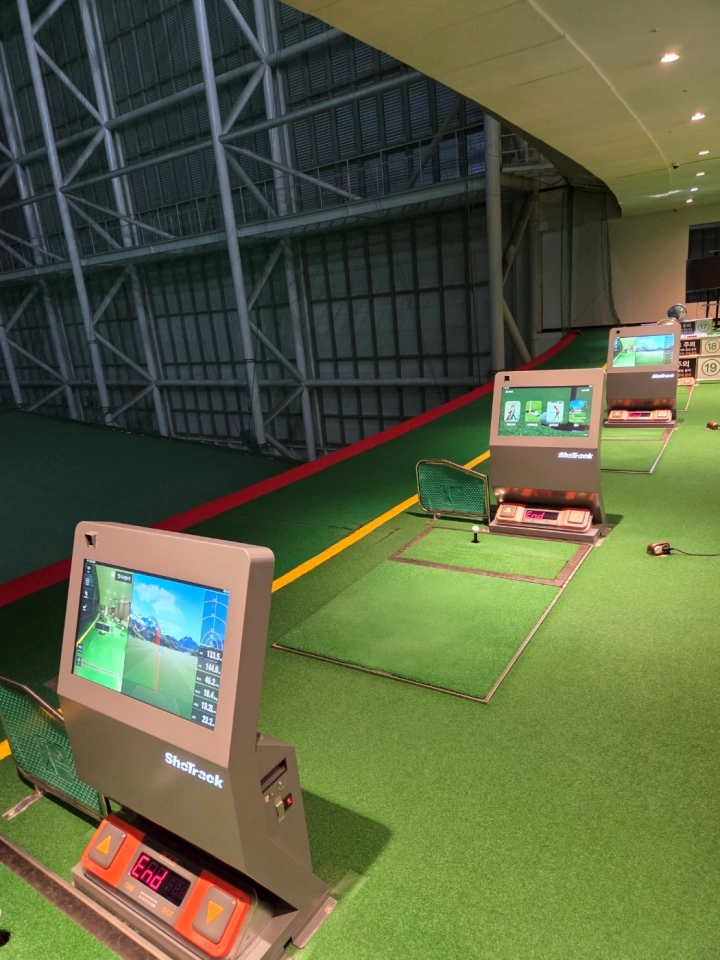부산 센텀시티 골프레인지 설치