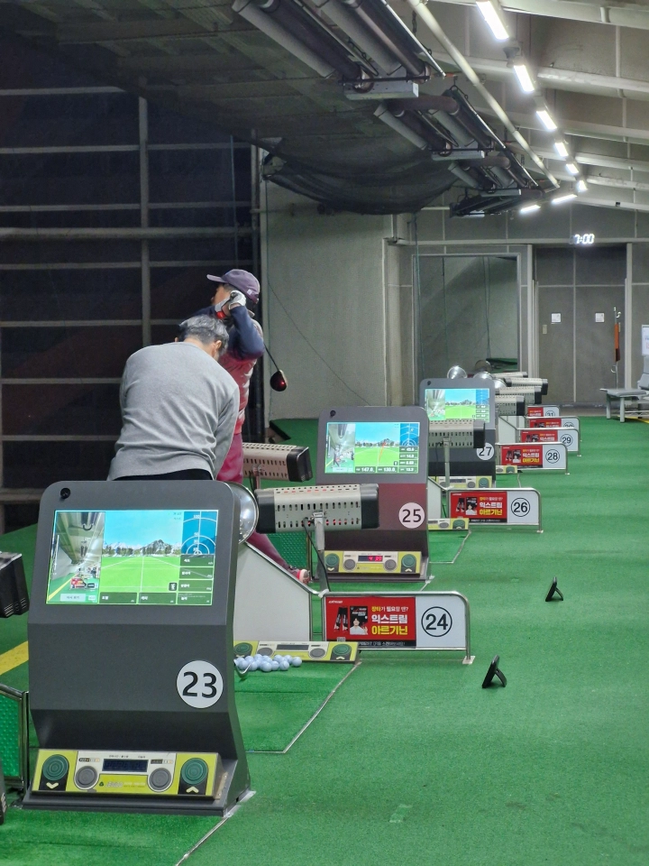 잠실 옵티멈골프클럽 설치